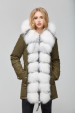 Зимняя парка Mila Nova П-27 Хаки — изображение 2