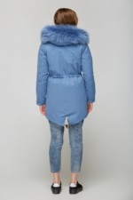 Зимняя парка Mila Nova П-17ех деним — изображение 2
