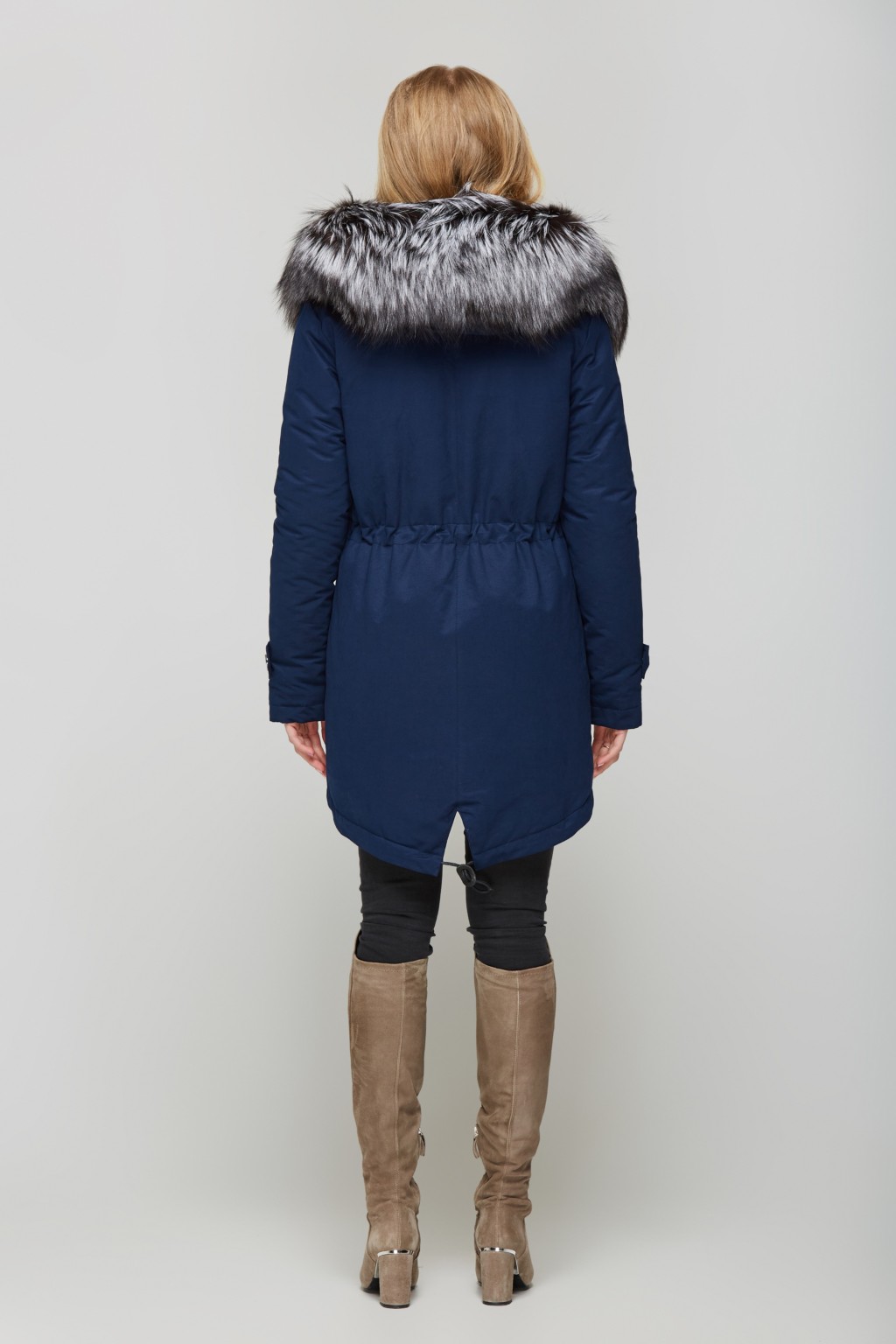 Зимняя парка Mila Nova П-21 синий — изображение 2