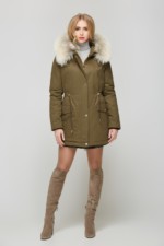 Зимова парка Mila Nova П-22 хакі - Зображення 5