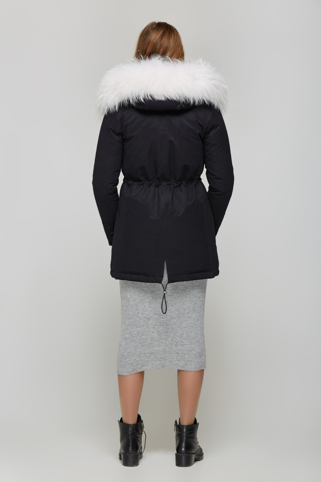 Зимняя парка Mila Nova П-22 черная — изображение 3