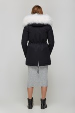 Зимняя парка Mila Nova П-22 черная — изображение 3