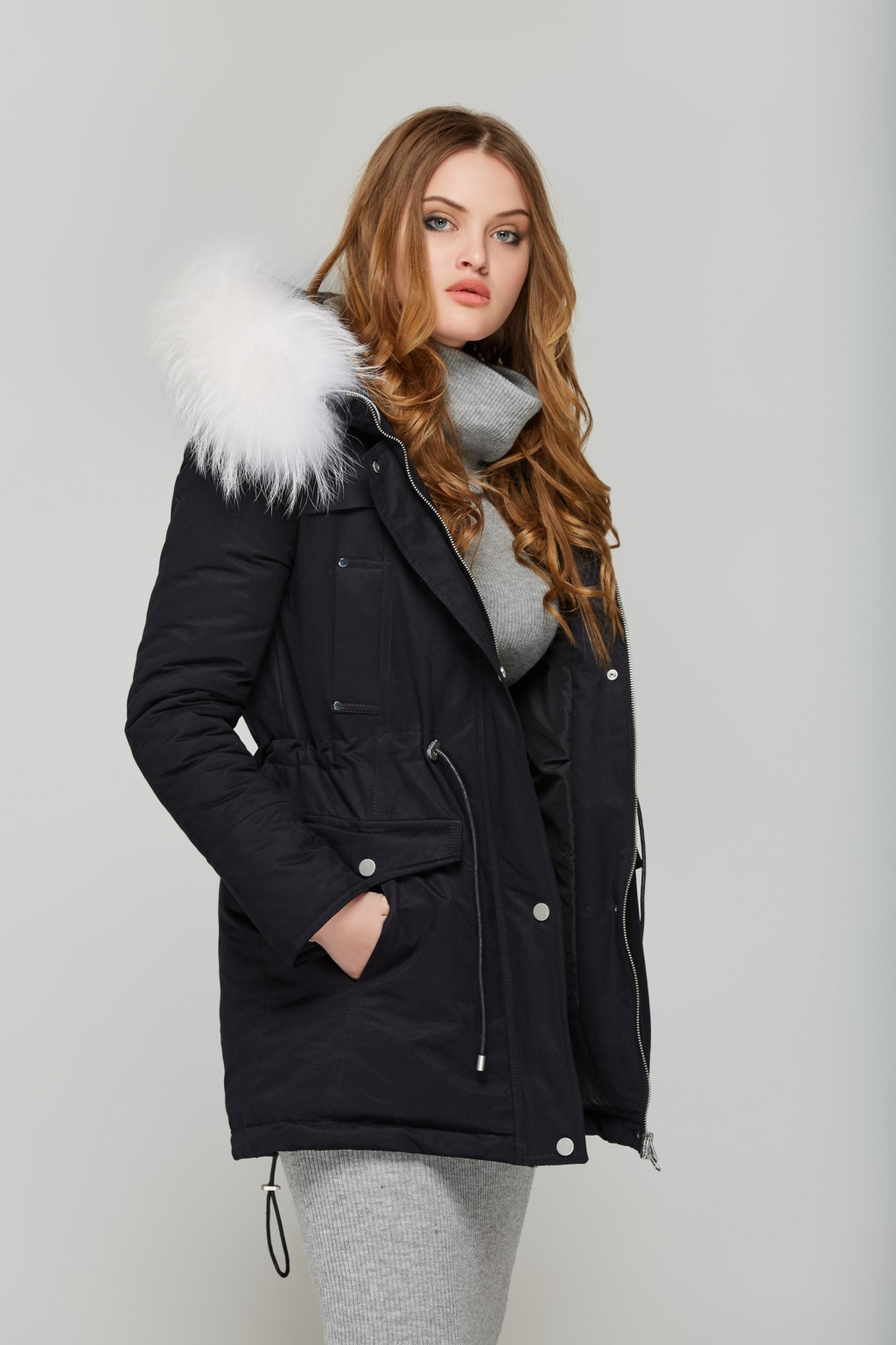Зимняя парка Mila Nova П-22 черная — изображение 2