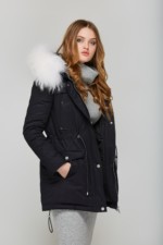 Зимняя парка Mila Nova П-22 черная — изображение 2