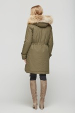 Зимняя парка Mila Nova П-23 хаки — изображение 2