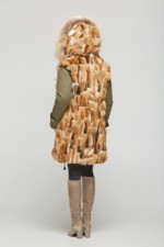 Зимняя парка Mila Nova П-23 хаки — изображение 5