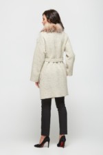 Зимнее пальто Mila Nova ПВ-32кор бежевый — изображение 5
