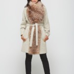 Зимнее пальто Mila Nova ПВ-32кор бежевый