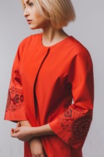 Демисезонный Плащ Mila Nova А-12пл коралл — изображение 2