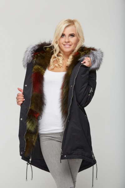 Зимова парка Mila Nova П-34 чорна