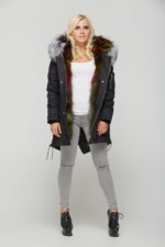 Зимова парка Mila Nova П-34 чорна - Зображення 2