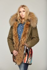 Зимняя парка Mila Nova П-38 хаки