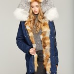 Зимняя парка Mila Nova П-46 СИНИЙ GOLD FOX