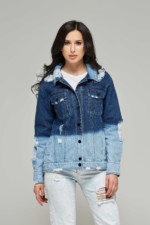 Джинсовая куртка Mila Nova Q-2 синий