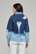 Джинсовая куртка Mila Nova Q-2 синий — изображение 2