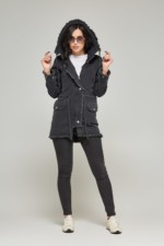 Джинсовая куртка Mila Nova Q-14 черный — изображение 2