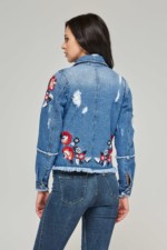Джинсовая куртка Mila Nova Q-23 синий — изображение 2