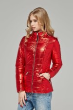 Демисезонная куртка Mila Nova К-63 красная — изображение 2