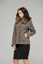 Демисезонное пальто Mila Nova ПВ-48 капучино — изображение 2