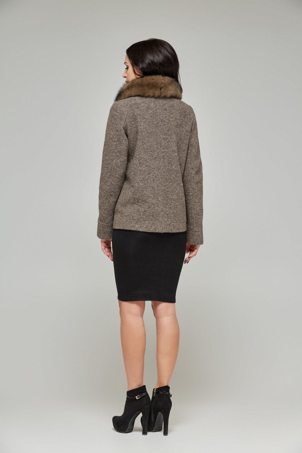 Демисезонное пальто Mila Nova ПВ-48 капучино — изображение 3