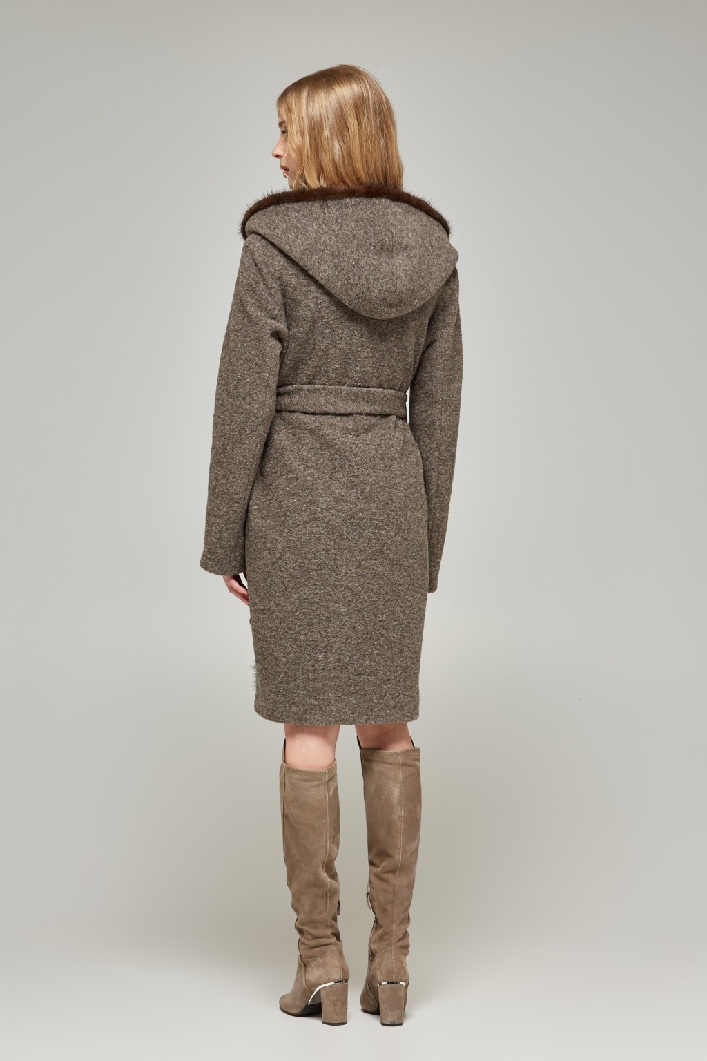 Демисезонное пальто Mila Nova ПВ-49 капучино — изображение 2