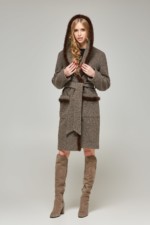 Демисезонное пальто Mila Nova ПВ-49 капучино — изображение 3