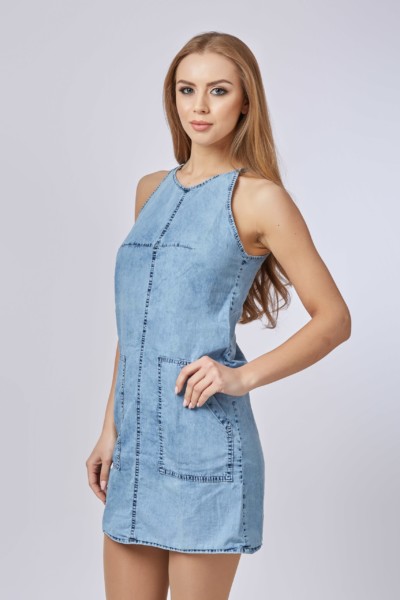 Летнее Платье Mila Nova Ф-30 синий