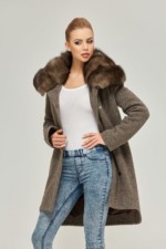 Зимнее пальто Mila Nova ПВ-59 капучино — изображение 4