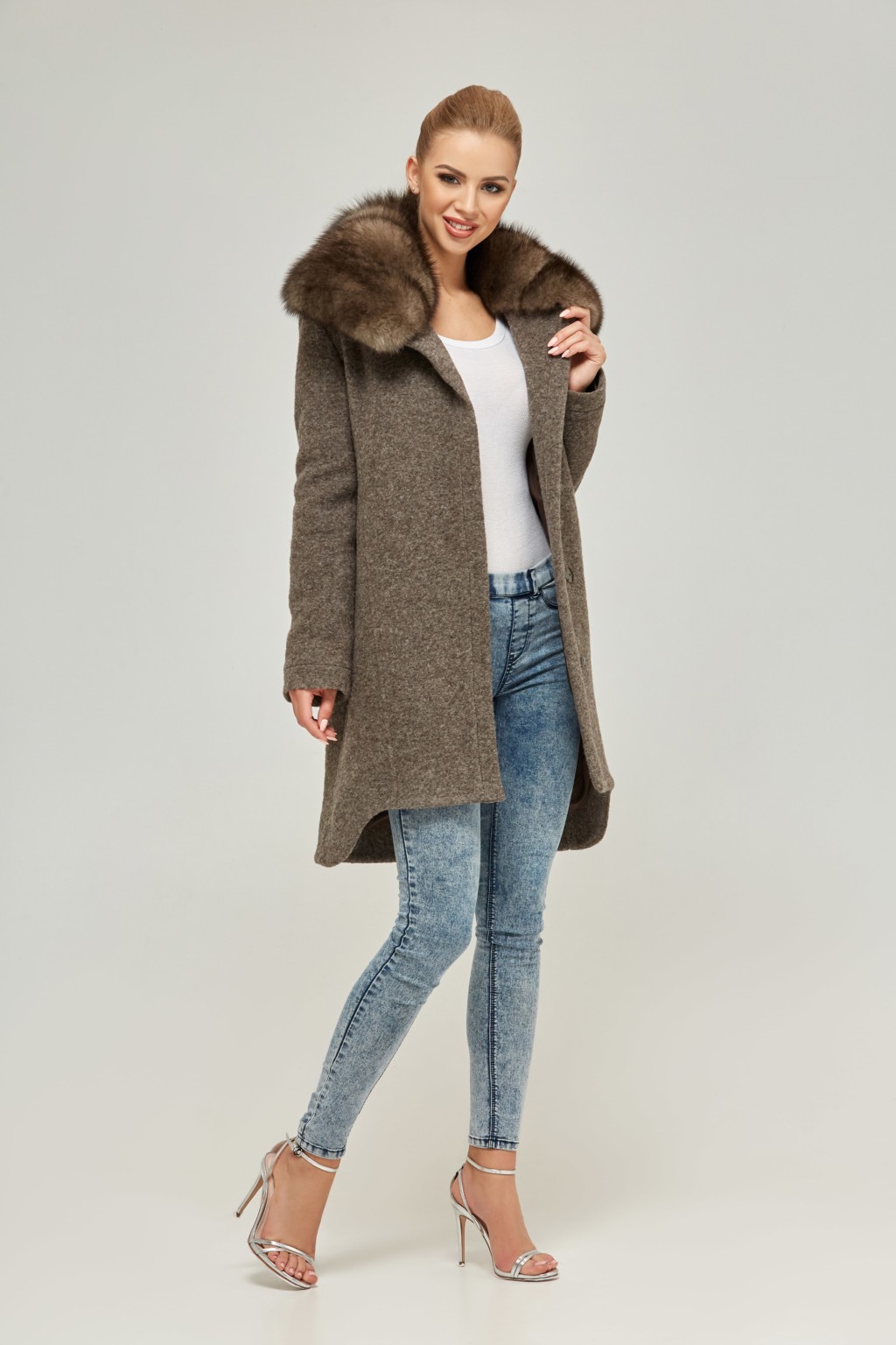Зимнее пальто Mila Nova ПВ-59 капучино — изображение 2