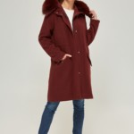 Зимняя парка Mila Nova П-58 бордо