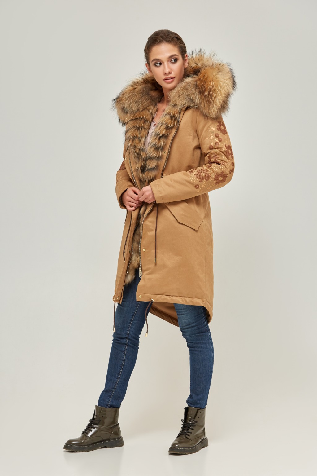 Зимняя парка Mila Nova П-63 кемел — изображение 1