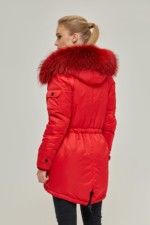 Зимняя парка Mila Nova К-79 красный — изображение 3