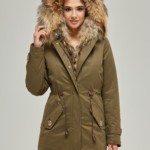 Зимняя парка Mila Nova П-53 хаки