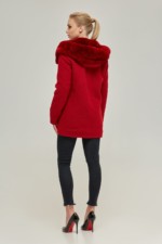 Зимнее пальто Mila Nova ПВ-74кор красный — изображение 3