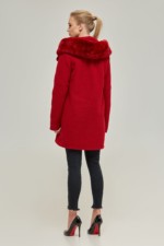 Зимнее пальто Mila Nova ПВ-74 красный — изображение 2