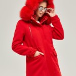 Зимняя Парка Mila Nova П-64 красный