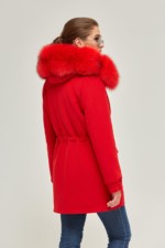 Зимняя Парка Mila Nova П-64 красный — изображение 3