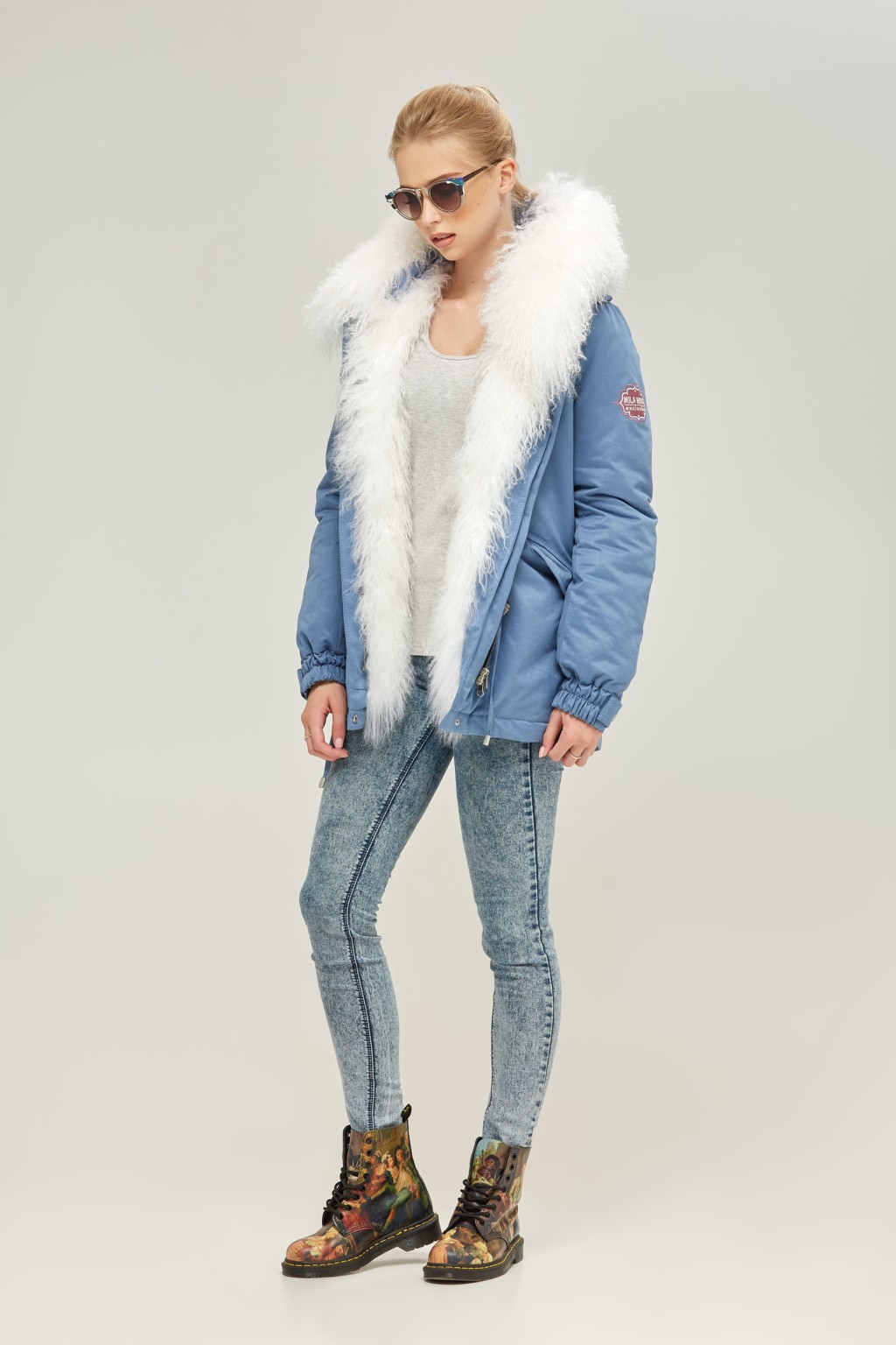 Зимняя парка Mila Nova П-71деним — изображение 3