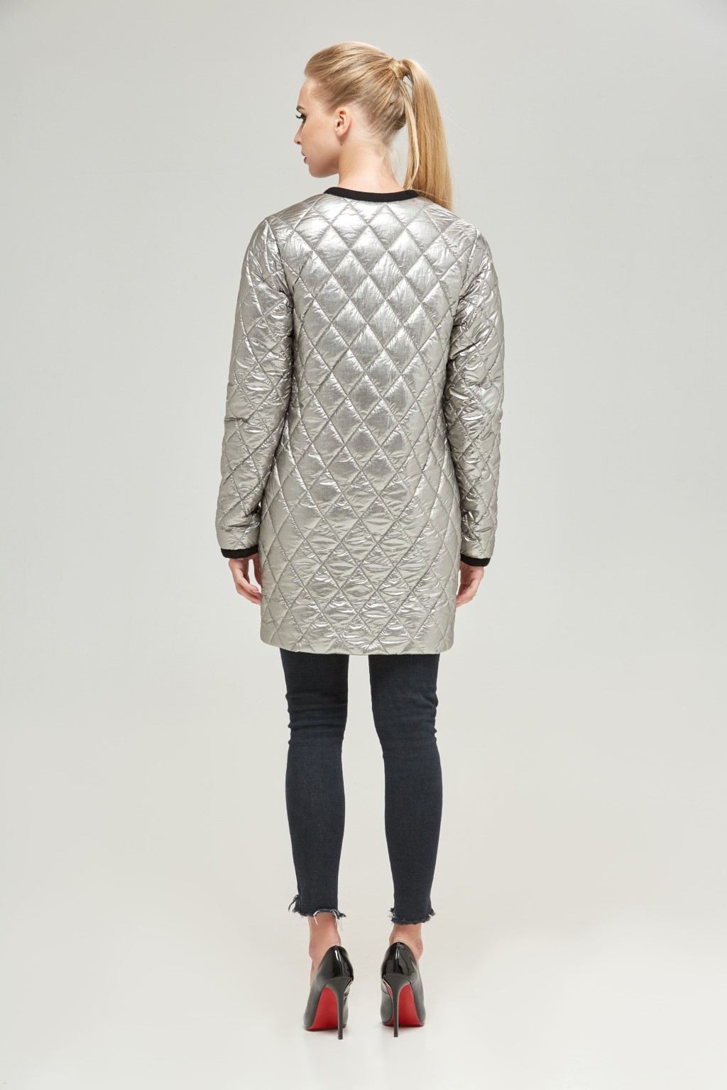 Демисезонная куртка Mila Nova К-60 Платина — изображение 3