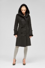 Зимняя дубленка Mila Nova Б-6 черный — изображение 2