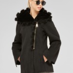 Зимняя дубленка Mila Nova Д-14 черный