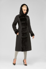 Зимняя дубленка Mila Nova Д-11 черный — изображение 2