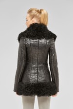 Зимняя Дубленка Mila Nova Д-4 черный — изображение 2