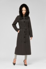 Зимняя дубленка Mila Nova Д-1 черный — изображение 2