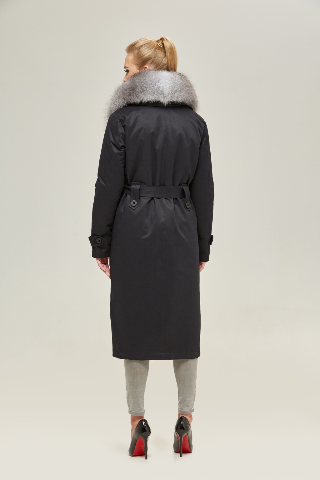 Зимнее пальто Mila Nova П-86д черный — изображение 2