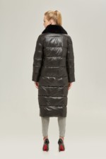 Зимний пуховик Mila Nova К-90 черный — изображение 3