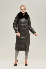 Зимний пуховик Mila Nova К-90 черный — изображение 2