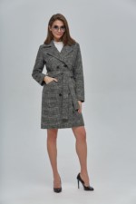 Демисезонное пальто Mila Nova ПВ-89 серое — изображение 4