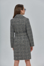 Демисезонное пальто Mila Nova ПВ-89 серое — изображение 3