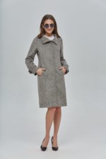 Демісезонне пальто Mila Nova ПВ-91 коричневе - Зображення 3